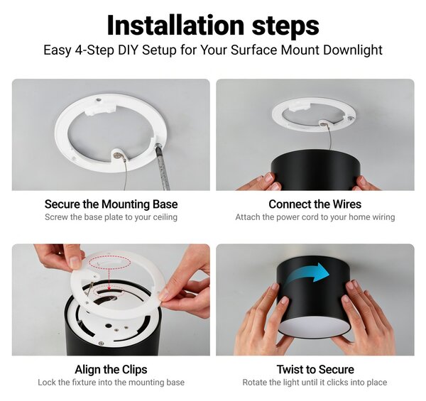 Immax NEO LITE RONDATES Smart stropní svítidlo černé 11,5cm 18W 1458lm Tuya WiFi BEACON