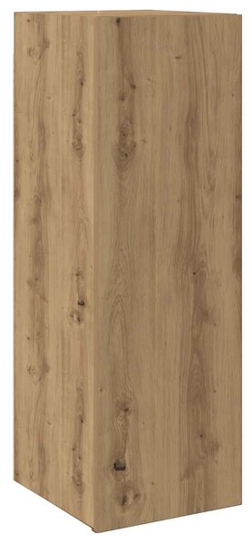 Sada 8 kusů nástěnné TV skříňka dub artisan kompozitní dřevo 3329148