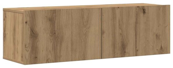 Sada 5 kusů nástěnné TV skříňka dub artisan kompozitní dřevo 3329146