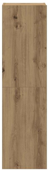 Sada 6 kusů nástěnné TV skříňka dub artisan kompozitní dřevo 3329142