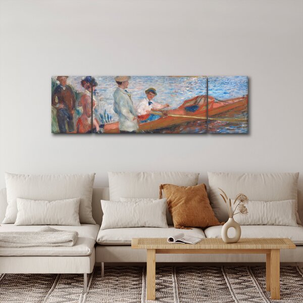 Obraz - Auguste Renoir, Oarsmen at Chatou, reprodukce (170x50 cm)
