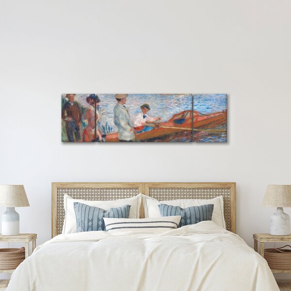 Obraz - Auguste Renoir, Oarsmen at Chatou, reprodukce (170x50 cm)