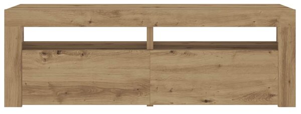 Noční stolky 2 ks s LED osvětlením dub artisan 60 x 35 x 40 cm 3329162