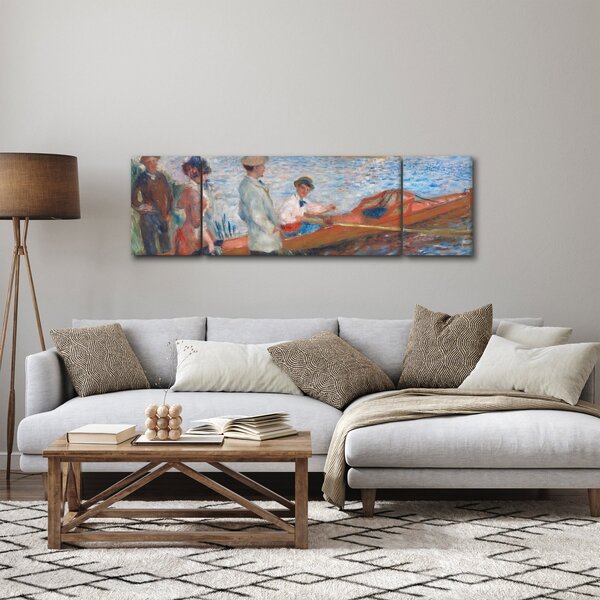 Obraz - Auguste Renoir, Oarsmen at Chatou, reprodukce (170x50 cm)