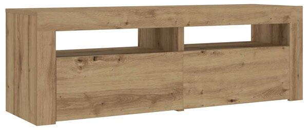Noční stolky 2 ks s LED osvětlením dub artisan 60 x 35 x 40 cm 3329162