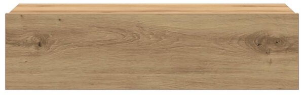 Noční stolek dub artisan 60x35 cm kompozitní dřevo 3329160