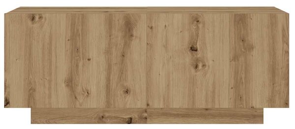 Noční stolek dub artisan 100x35x40 cm kompozitní dřevo 3329174