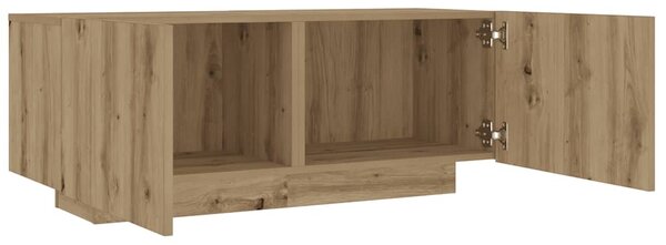 Noční stolek dub artisan 100x35x40 cm kompozitní dřevo 3329174