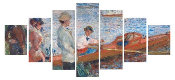 Obraz - Auguste Renoir, Oarsmen at Chatou, reprodukce (210x100 cm)