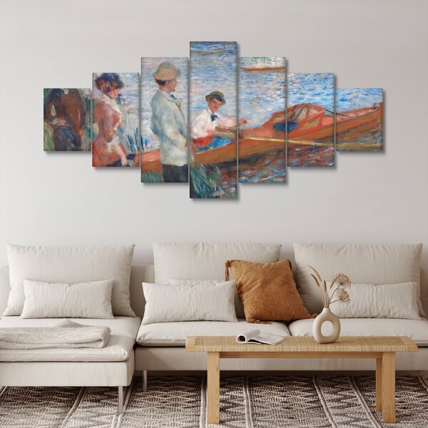 Obraz - Auguste Renoir, Oarsmen at Chatou, reprodukce (210x100 cm)