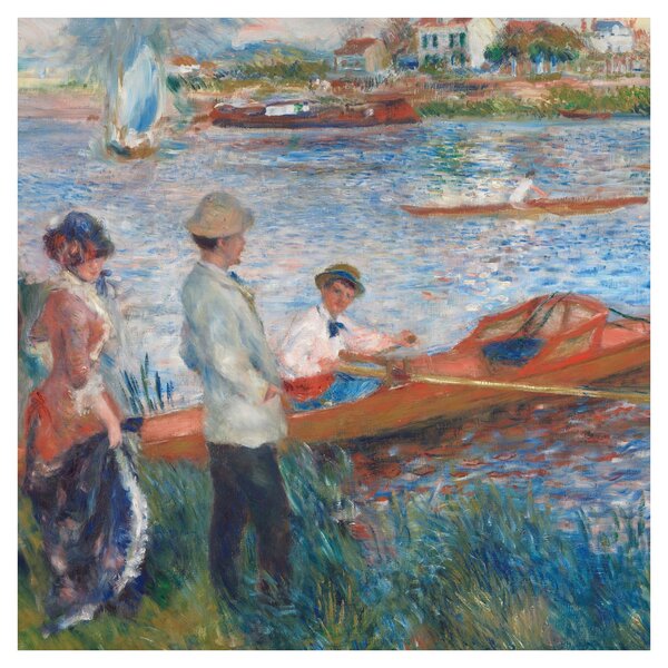 Obraz - Auguste Renoir, Oarsmen at Chatou, reprodukce (30x30 cm)