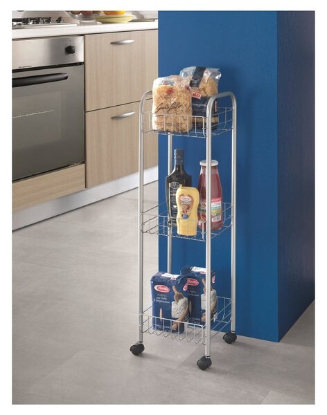 Stojan s policemi Metaltex Toronto, 83 x 23 cm