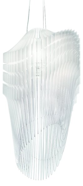 SLAMP AVISS00WHF01T00000EU Avia suspension S, bílé designové svítidlo od Zaha Hadid, 2x12W E27 + 7W Spot LED PAR 20, 85cm