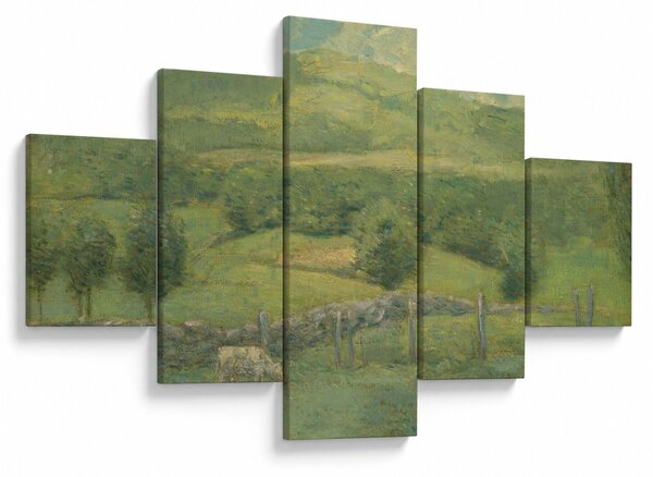 Obraz - Julian Alden Weir, Obweebetuck, reprodukce (125x70 cm)