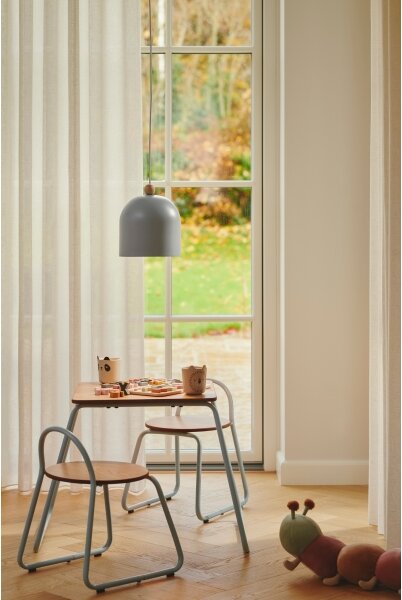 Nordlux - Lustr na lanku GASTON 1xE27/40W/230V modrá/bílá