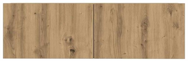 Sada 7 kusů nástěnné TV skříňka dub artisan kompozitní dřevo 3329210
