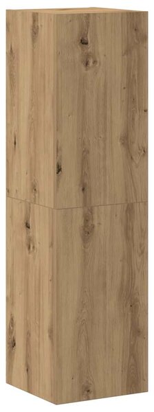 Sada 3 kusů nástěnné TV skříňka dub artisan kompozitní dřevo 3329198