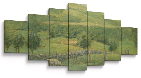 Obraz - Julian Alden Weir, Obweebetuck, reprodukce (210x100 cm)
