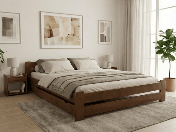 Postel Laura 160 x 200 cm, dub