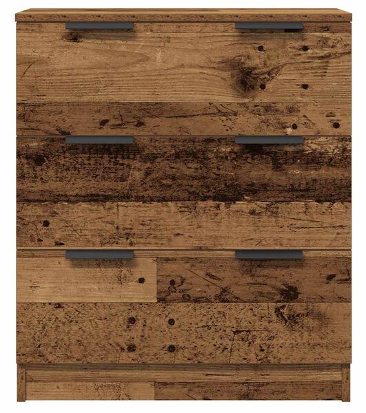 Příborníky 3 ks old wood 60 x 30 x 70 cm kompozitní dřevo 3329225