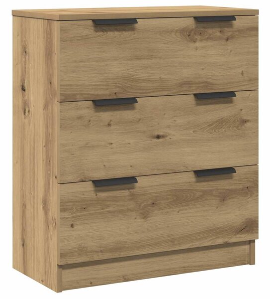 Příborníky 3 ks dub artisan 60x30x70 cm kompozitní dřevo 3329226