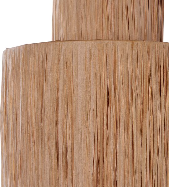 Sada 2 nástěnných lamp SHINFA Proutí Přírodní