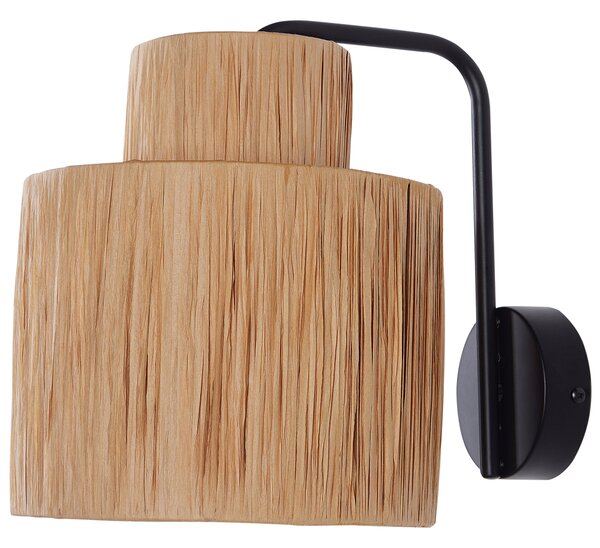Sada 2 nástěnných lamp SHINFA Proutí Přírodní