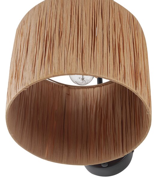 Sada 2 nástěnných lamp SHINFA Proutí Přírodní