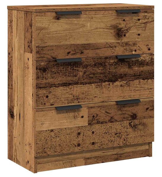 Příborníky 3 ks old wood 60 x 30 x 70 cm kompozitní dřevo 3329225