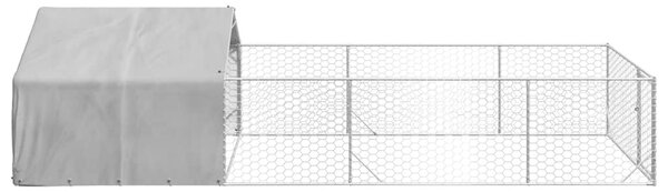 Venkovní psí kotec s výběhem 6x2x1,5 m pozinkovaná ocel 3329238