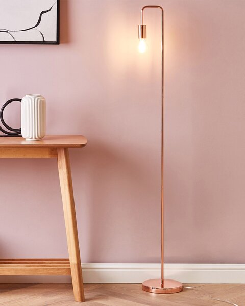 Stojací lampa SAVENA Kov Měděná