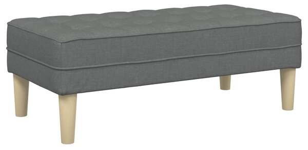 Set pohovek 2 ks Tmavě šedá Polyester 3329253