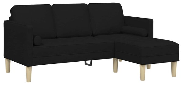 Set pohovek 2 ks Černá Polyester 3329254