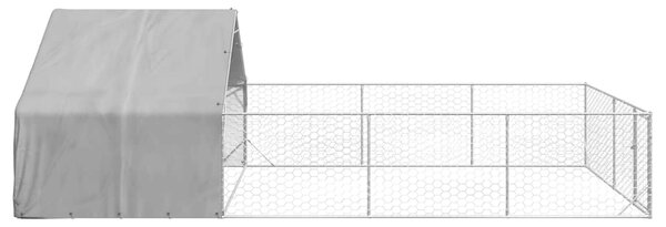 Venkovní psí kotec s výběhem 7x3x1,9 m pozinkovaná ocel 3329244