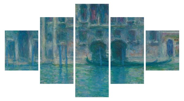 Obraz - Claude Monet, Palazzo da Mula, Venice, reprodukce (125x70 cm)