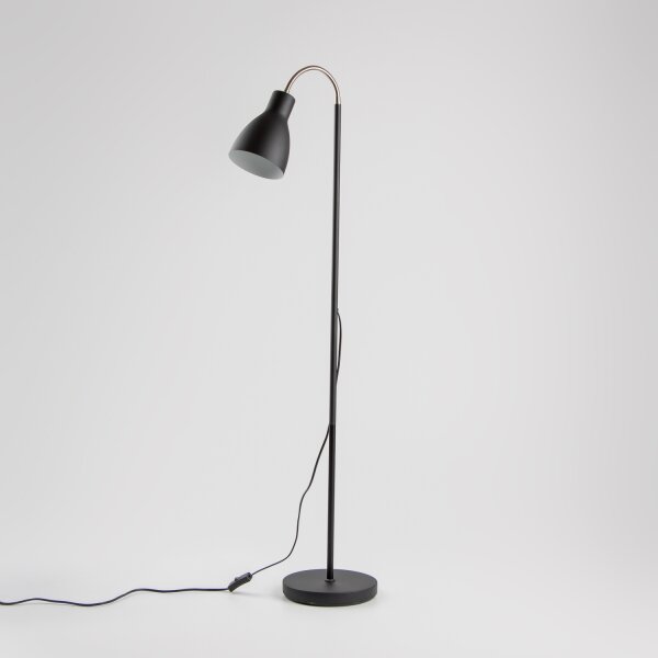 LED Stojací lampa 1xE27/7W/230V černá