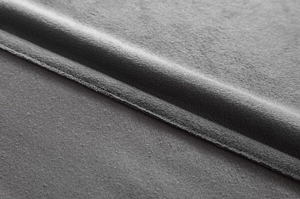Zatemňovací závěs DREAM VELVET 140x250 cm, tmavě šedý Zavěšení: Kovové kroužky