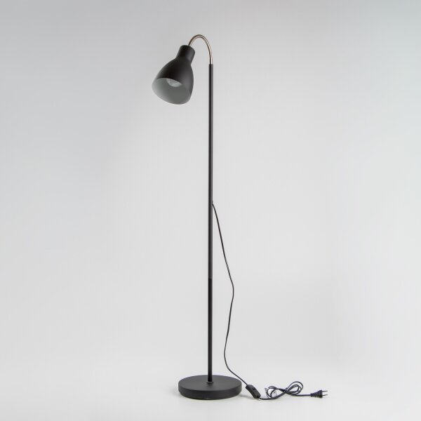 LED Stojací lampa 1xE27/7W/230V černá