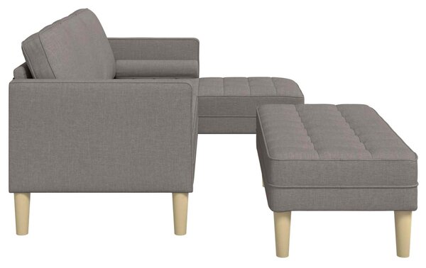 Set pohovek 2 ks Taupe Polyester 3329257