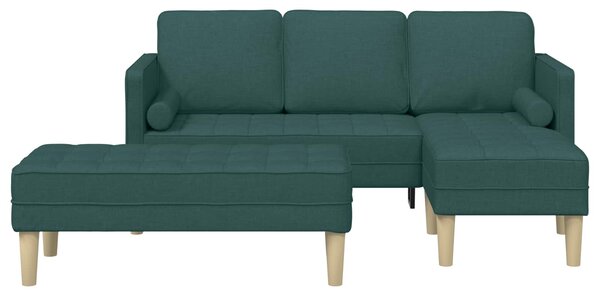 Set pohovek 2 ks Tmavě zelená Polyester 3329256