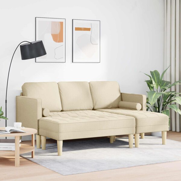Set pohovek 2 ks Krémová Polyester 3329258