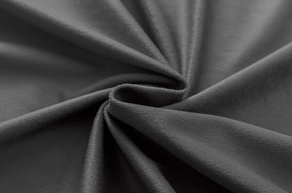 Zatemňovací závěs DREAM VELVET 140x250 cm, tmavě šedý Zavěšení: Kovové kroužky