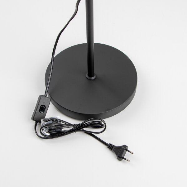 LED Stojací lampa 1xE27/7W/230V černá