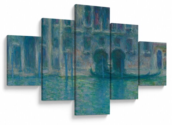 Obraz - Claude Monet, Palazzo da Mula, Venice, reprodukce (125x70 cm)