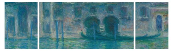 Obraz - Claude Monet, Palazzo da Mula, Venice, reprodukce (170x50 cm)