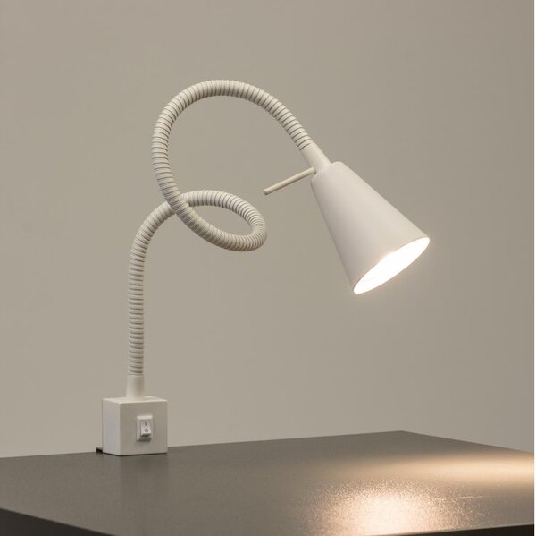 LED Lampa s klipem 1xGU10/4,7W/230V bílá
