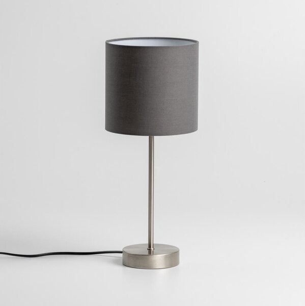 LED Stolní lampa 1xE14/5W/230V šedá/matný chrom