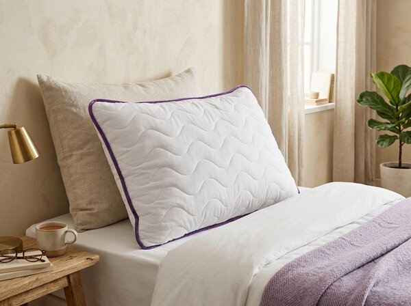 Polštář s vůní STELLA LAVENDER 70x90 cm, bílý