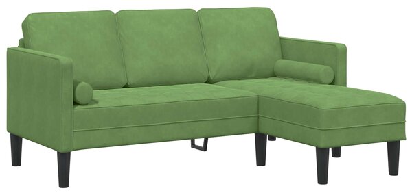 Set pohovek 2 ks Světlá zelená Polyester 3329267