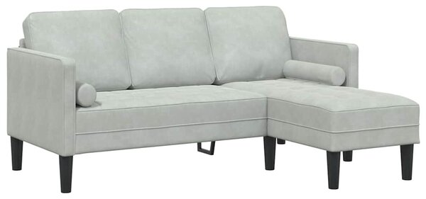 Set pohovek 2 ks Světle šedá Polyester 3329264